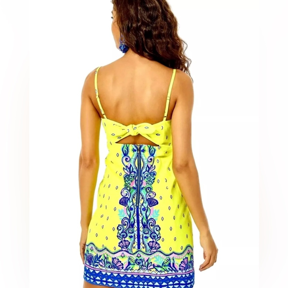 Lilly Pulitzer NWT Shelli Stretch Shift Dress Pineapple Rivera 🦄 Size 00 Grail! - Picture 10 of 14